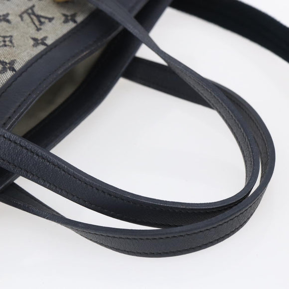 LOUIS VUITTON Monogram Mini Françoise Tote Bag 2way Blue M92208 LV Auth 151081