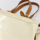 LOUIS VUITTON Monogram Vernis Rosewood Avenue Hand Bag Perle M93508 Auth 151084-14