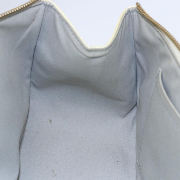 LOUIS VUITTON Monogram Vernis Rosewood Avenue Hand Bag Perle M93508 Auth 151084