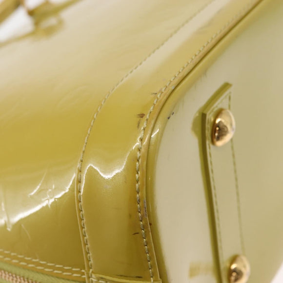 LOUIS VUITTON Monogram Vernis Alma PM Bag Veil Amplession M91615 Auth 151085