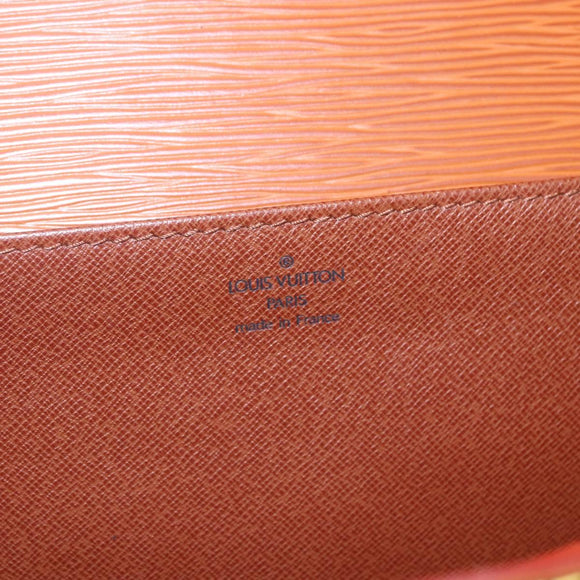 LOUIS VUITTON Epi Serviette Conseiller Zipangu Gold M54428 LV Auth 151087