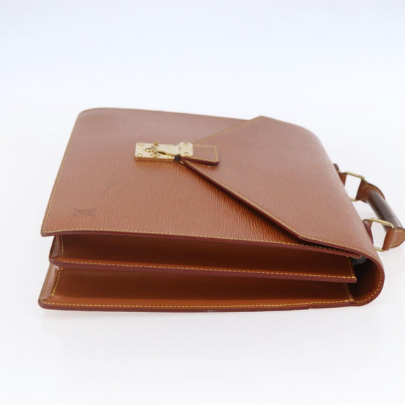 LOUIS VUITTON Epi Serviette Conseiller Zipangu Gold M54428 LV Auth 151087