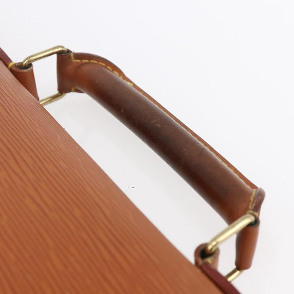 LOUIS VUITTON Epi Serviette Conseiller Zipangu Gold M54428 LV Auth 151087