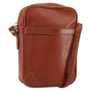 LOUIS VUITTON Epi Danube Shoulder Bag Brown M51694 LV Auth 151088-1