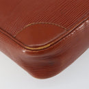 LOUIS VUITTON Epi Danube Shoulder Bag Brown M51694 LV Auth 151088-15