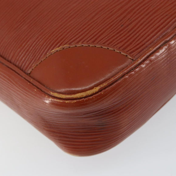 LOUIS VUITTON Epi Danube Shoulder Bag Brown M51694 LV Auth 151088