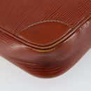 LOUIS VUITTON Epi Danube Shoulder Bag Brown M51694 LV Auth 151088-17