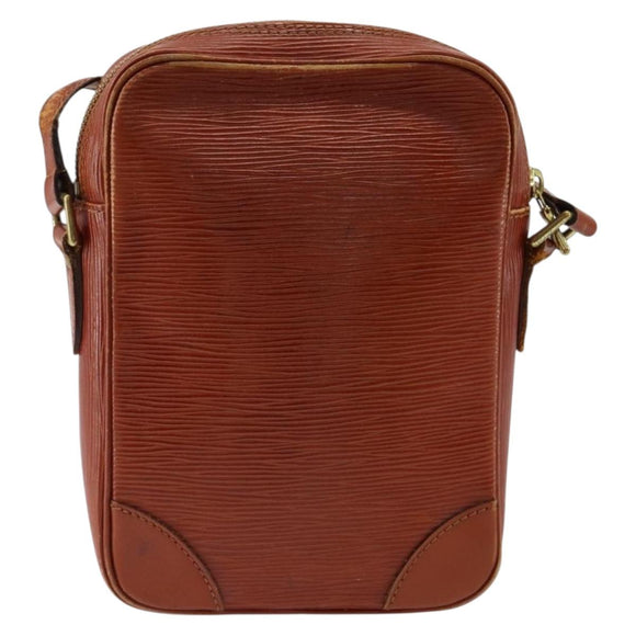 LOUIS VUITTON Epi Danube Shoulder Bag Brown M51694 LV Auth 151088