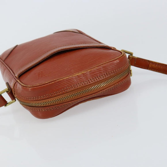 LOUIS VUITTON Epi Danube Shoulder Bag Brown M51694 LV Auth 151088