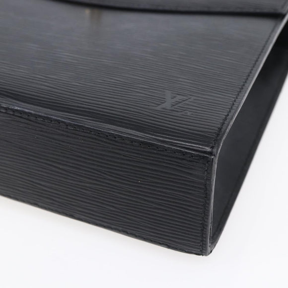 LOUIS VUITTON Epi Malesherbes Hand Bag Black M52372 LV Auth 151089