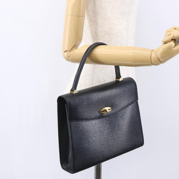 LOUIS VUITTON Epi Malesherbes Hand Bag Black M52372 LV Auth 151089