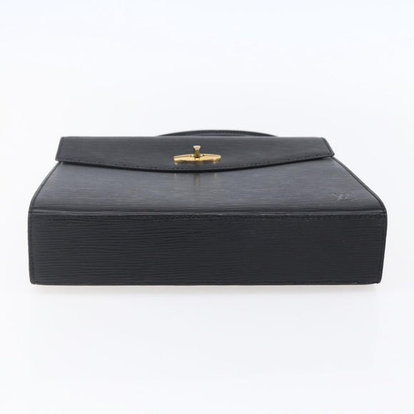 LOUIS VUITTON Epi Malesherbes Hand Bag Black M52372 LV Auth 151089