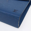 LOUIS VUITTON Epi Malesherbes Hand Bag Blue M52375 LV Auth 151090-14