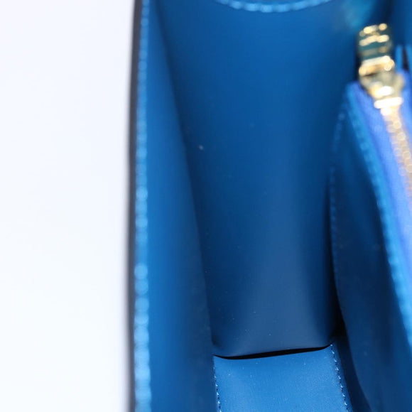 LOUIS VUITTON Epi Malesherbes Hand Bag Blue M52375 LV Auth 151090