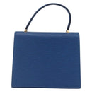 LOUIS VUITTON Epi Malesherbes Hand Bag Blue M52375 LV Auth 151090-2