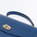 LOUIS VUITTON Epi Malesherbes Hand Bag Blue M52375 LV Auth 151090-8
