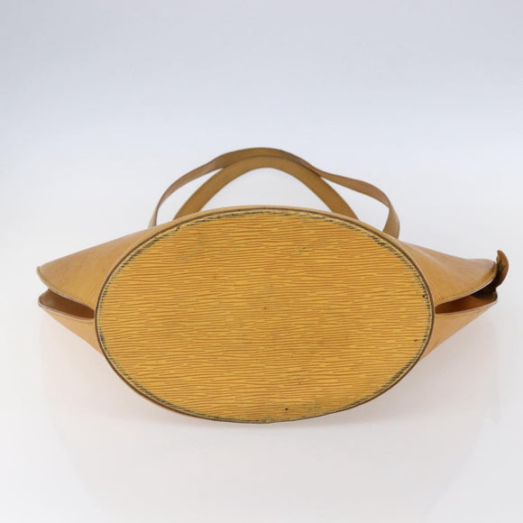 LOUIS VUITTON Epi Saint Jacques Shopping Shoulder Bag Yellow M52269 Auth 151094