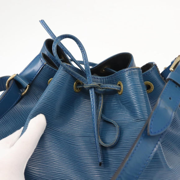 LOUIS VUITTON Epi Noe Shoulder Bag Toledo Blue M44005 LV Auth 151095