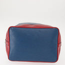 LOUIS VUITTON Epi Tricolor Noe Shoulder Bag Blue Red Green M44082 LV Auth 151096-6