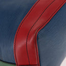 LOUIS VUITTON Epi Tricolor Noe Shoulder Bag Blue Red Green M44082 LV Auth 151096-9