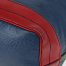 LOUIS VUITTON Epi Tricolor Noe Shoulder Bag Blue Red Green M44082 LV Auth 151096-15