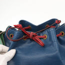 LOUIS VUITTON Epi Tricolor Noe Shoulder Bag Blue Red Green M44082 LV Auth 151096-10