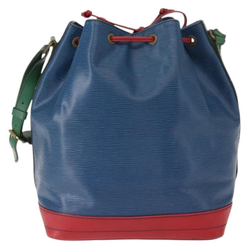 LOUIS VUITTON Epi Tricolor Noe Shoulder Bag Blue Red Green M44082 LV Auth 151096 - 0