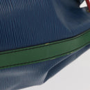 LOUIS VUITTON Epi Tricolor Noe Shoulder Bag Blue Red Green M44082 LV Auth 151096-4