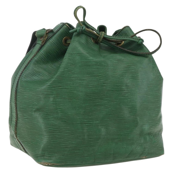 LOUIS VUITTON Epi Petit Noe Shoulder Bag Green M44104 LV Auth 151097