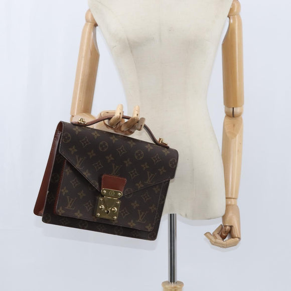LOUIS VUITTON Monogram Monceau 26 Shoulder Bag M51187 LV Auth 151103
