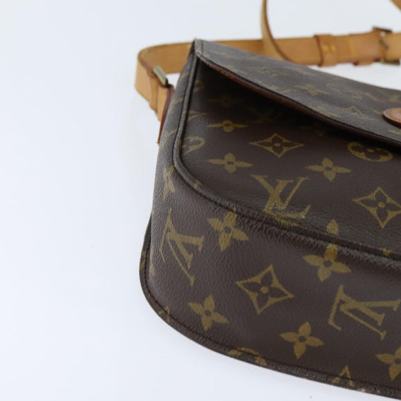 LOUIS VUITTON Monogram Saint Cloud GM Shoulder Bag M51242 LV Auth 151108