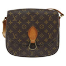LOUIS VUITTON Monogram Saint Cloud GM Shoulder Bag M51242 LV Auth 151108-13