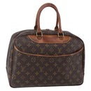 LOUIS VUITTON Monogram Deauville Hand Bag M47270 LV Auth 151113-1