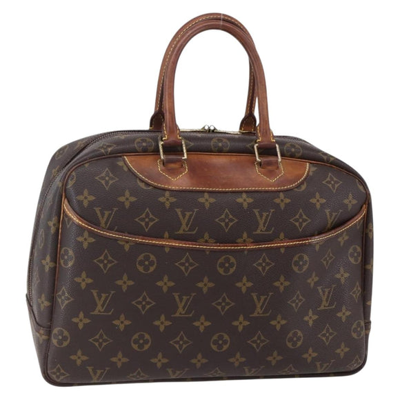 LOUIS VUITTON Monogram Deauville Hand Bag M47270 LV Auth 151113