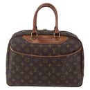 LOUIS VUITTON Monogram Deauville Hand Bag M47270 LV Auth 151113-2