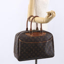 LOUIS VUITTON Monogram Deauville Hand Bag M47270 LV Auth 151113-24