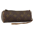 LOUIS VUITTON Monogram Papillon Pouch LV Auth 151116-1