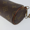 LOUIS VUITTON Monogram Papillon Pouch LV Auth 151116-14