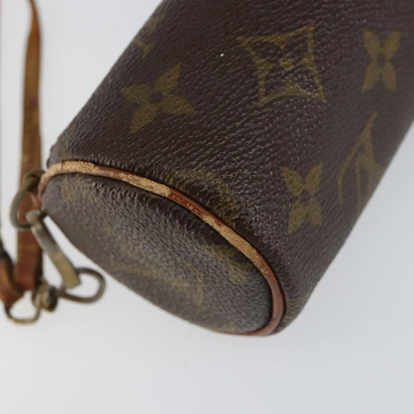 LOUIS VUITTON Monogram Papillon Pouch LV Auth 151116