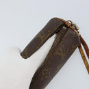 LOUIS VUITTON Monogram Papillon Pouch LV Auth 151116-10
