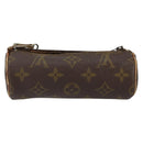 LOUIS VUITTON Monogram Papillon Pouch LV Auth 151116-2