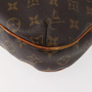 LOUIS VUITTON Monogram Odeon MM Shoulder Bag M56389 LV Auth 151122-14