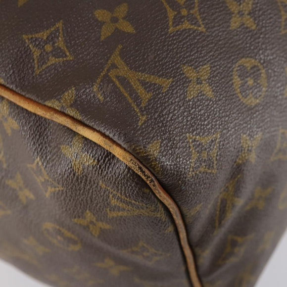 LOUIS VUITTON Monogram Sac Souple 45 Boston Bag M41624 LV Auth 151133