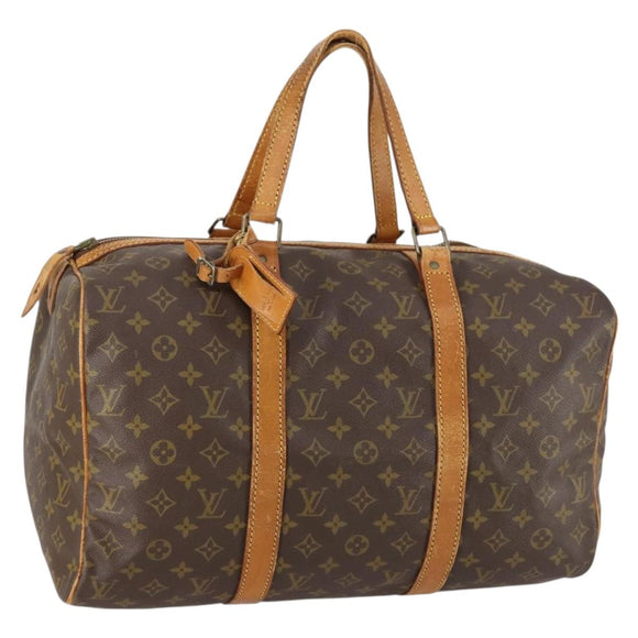 LOUIS VUITTON Monogram Sac Souple 45 Boston Bag M41624 LV Auth 151134