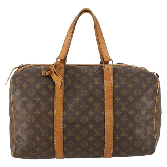 LOUIS VUITTON Monogram Sac Souple 45 Boston Bag M41624 LV Auth 151134