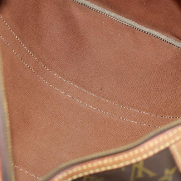 LOUIS VUITTON Monogram Sac Souple 45 Boston Bag M41624 LV Auth 151136