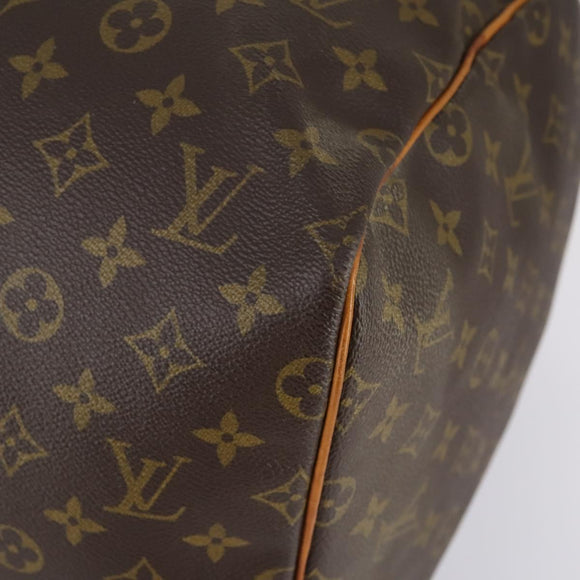 LOUIS VUITTON Monogram Keepall 55 Boston Bag M41424 LV Auth 151137
