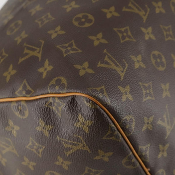 LOUIS VUITTON Monogram Keepall 55 Boston Bag M41424 LV Auth 151137