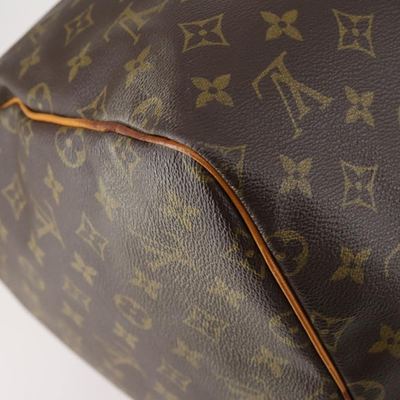 LOUIS VUITTON Monogram Keepall 55 Boston Bag M41424 LV Auth 151137