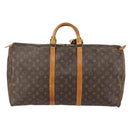 LOUIS VUITTON Monogram Keepall 55 Boston Bag M41424 LV Auth 151137-2